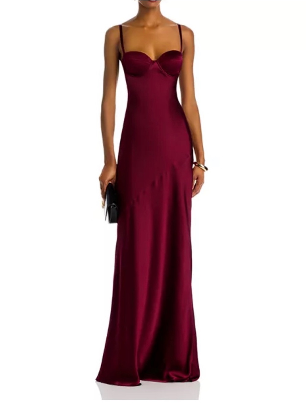 NWT L'AGENCE Sayla Bias-cut Silk Gown